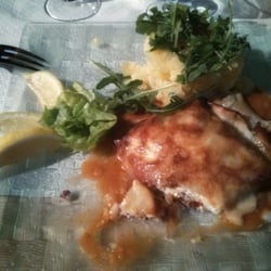 Claudius - Croustillant de lotte au fromage de chèvre et figatellu et son jus de veau tomaté ++++++