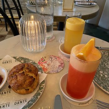 Dante - Oaxacan sunrise, Garibaldi, cranberry scone - Cocktail Bars Near Me - New York, New York Dante - Oaxacan sunrise, Garibaldi, cranberry scone - Cocktail Bars Near Me - New York, New York