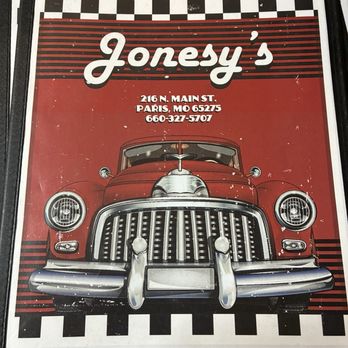 Jonesy's Cafe - Menu - Restaurants Near Me - Paris, Missouri