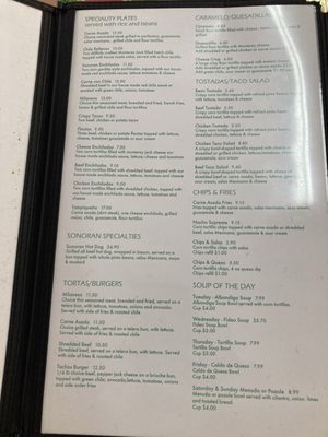 Menu photo 8 Los Tachos Mexican Restaurant Bisbee, AZ Menu photo 8 Los Tachos Mexican Restaurant Bisbee, AZ