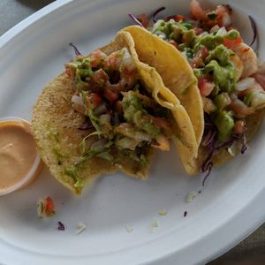 Photo of Oscars Mexican Seafood - San Diego, CA, United States. Shrimp tacos are immaculate! And the coconut margarita was delicious!! Will dream of these tacos for the rest of my life!