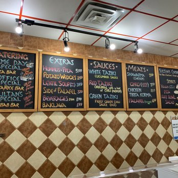 Sultan's Kite - Menu Board - Mediterranean Near Me - Lincoln, Nebraska