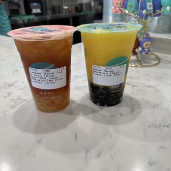 T4 Tea For One - Lychee Black Tea and Mango Smoothie - Bubble Tea Near Me - Walnut Creek, California T4 Tea For One - Lychee Black Tea and Mango Smoothie - Bubble Tea Near Me - Walnut Creek, California