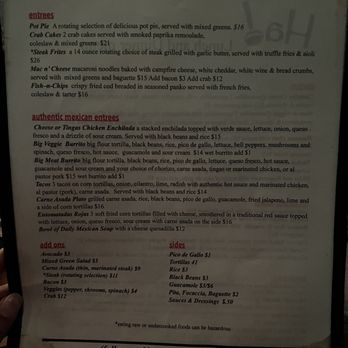 Ha! - Menu - Comfort Food Near Me - Seattle, Washington