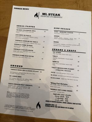 Menu photo 1 ML Steak Bon Air, VA