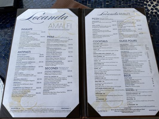 Menu photo 1 Locanda Amalfi Pleasanton, CA