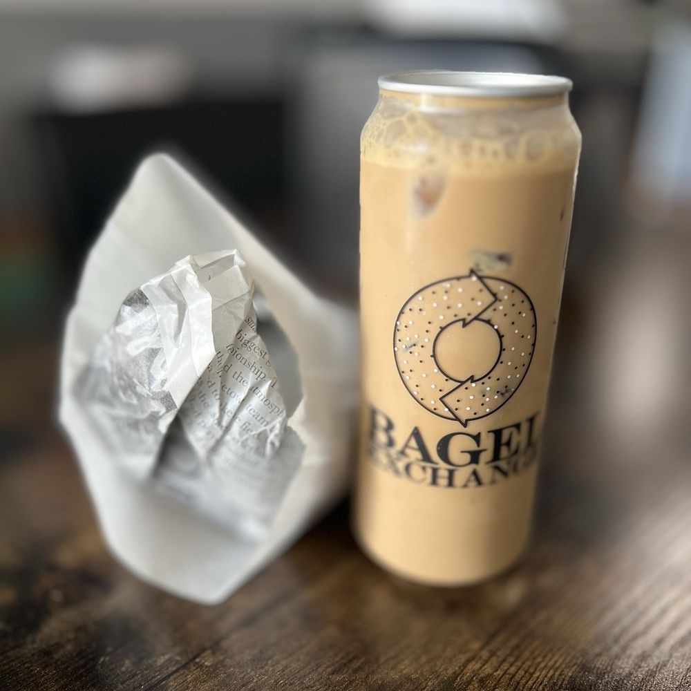 Bagel Exchange - Bagel Turkey, Egg And Cheese. Ice dirty chai. - Coffee & Tea Near Me - Alhambra, California Bagel Exchange - Bagel Turkey, Egg And Cheese. Ice dirty chai. - Coffee & Tea Near Me - Alhambra, California