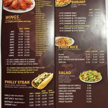 Touchdown Wings - Menu - Seafood Near Me - Augusta, Georgia