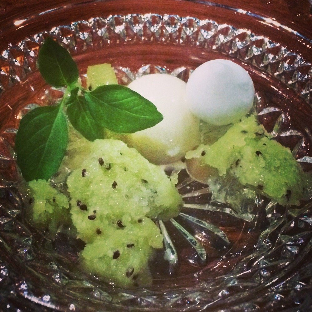 Lazy Bear - Kiwi sorbet - New American Near Me - San Francisco, California Lazy Bear - Kiwi sorbet - New American Near Me - San Francisco, California