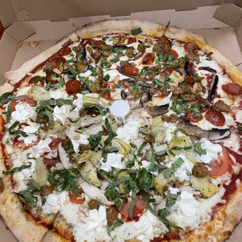 Pizza My Heart - Half Big Sur Pizza, Half Fort Point Pizza - Pizza Near Me - Sunnyvale, California Pizza My Heart - Half Big Sur Pizza, Half Fort Point Pizza - Pizza Near Me - Sunnyvale, California