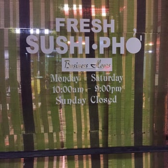 Fresh Sushi Pho - Hours - Sushi Bars Near Me - Tucson, Arizona Fresh Sushi Pho - Hours - Sushi Bars Near Me - Tucson, Arizona