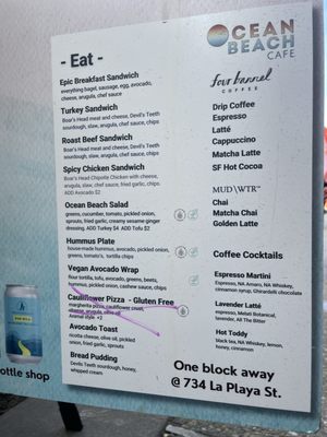 Menu photo 5 Ocean Beach Cafe San Francisco, CA Menu photo 5 Ocean Beach Cafe San Francisco, CA