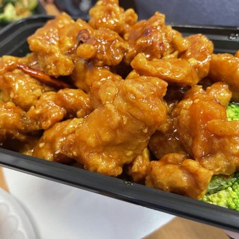 A-One Wok - Orange Chicken - A bit too spicy for little ones, but tasty nonetheless... - Chinese Near Me - Vista, California