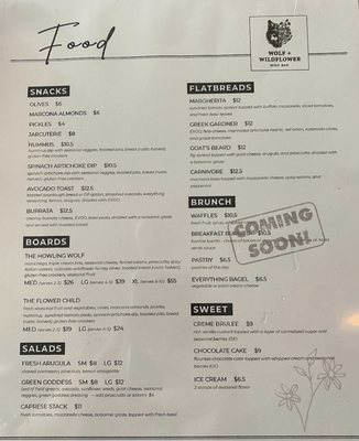 Menu photo 3 Wolf + Wildflower Wheat Ridge, CO Menu photo 3 Wolf + Wildflower Wheat Ridge, CO