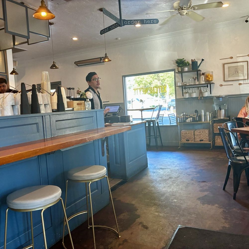 Kitchenette - Nice, cool indoor seating. Order at the counter. - Breakfast & Brunch Near Me - Templeton, California Kitchenette - Nice, cool indoor seating. Order at the counter. - Breakfast & Brunch Near Me - Templeton, California