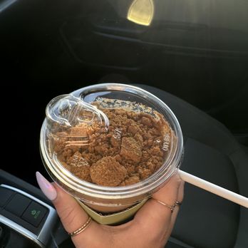Flat White Coffee - iced biscoff latte - Cafes Near Me - Cypress, California Flat White Coffee - iced biscoff latte - Cafes Near Me - Cypress, California