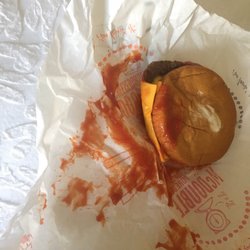 McDonald's - Seriously, this is disgusting. Only ketchup didn't mean put half the bottle on it.