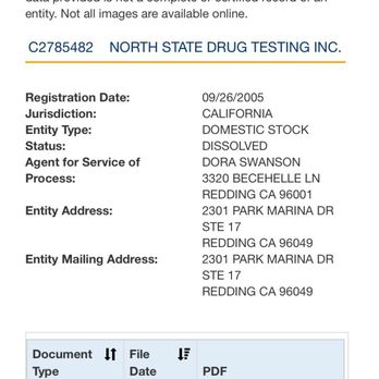 Northstate Drug Testing  - Laboratory Testing Near Me - Redding, California