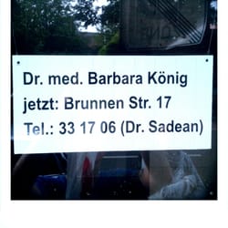 Dr. med. Barbara König - neue Adresse: