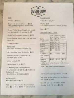 Menu photo 7 Overflow Coffee Hillsboro, TX Menu photo 7 Overflow Coffee Hillsboro, TX