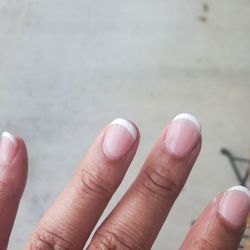 Posh Nail Spa - The dip powder come off already.