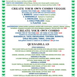 Little Mexico - Menu