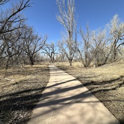 Gustav Swanson Natural Area - Concrete walkway