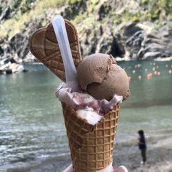 Gelateria il porticciolo - Cinnamon and black cherry
