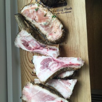 Goldfinch Tavern - It is medium rare pork chop - Seafood Near Me - Seattle, Washington