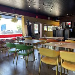 Inside the restaurant