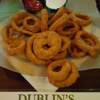 Dublin's Irish Whiskey Pub - Onion Rings (03/25/18). #DTLA @DublinsIrishWhiskeyPub #Irish #Pub #SportsBar #FriedFood #FoodPics #FoodPorn - Pubs Near Me - Los Angeles, California
