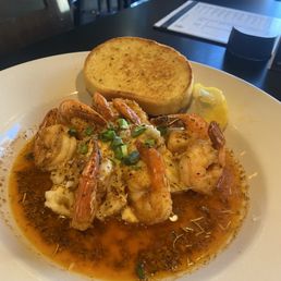 BBQ Shrimp over Idaho mashed potatoes BBQ Shrimp over Idaho mashed potatoes