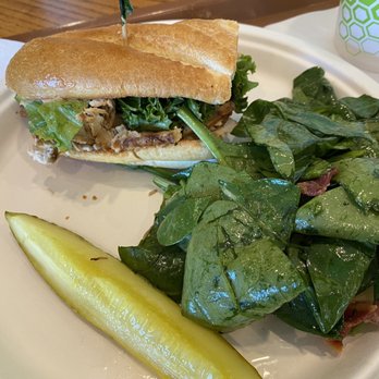 The Carving Board - Grilled Chicken Breast , Avocado , Russian Dressing And Lettuce with side of Spinach , Bacon And Apple Salad - Delis Near Me - Winston Salem, North Carolina