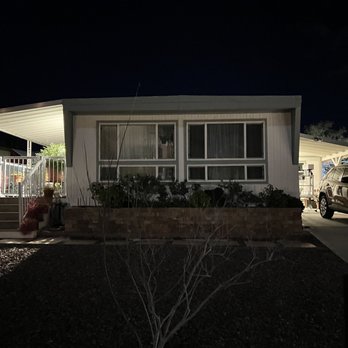 Cliff Fisher Electrical - The front of my place at night. I'm set back from the ones on either side of me. Too dark! - Electricians Near Me - Palm Springs, California