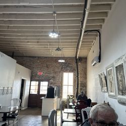 A Lil Bit Of Sugar Food Truck - Dining area of brick and mortar store.