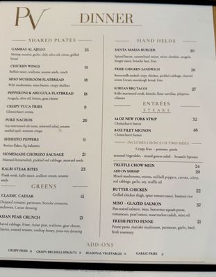 Menu photo 2 Parkview Kitchen & Spirits Cupertino, CA Menu photo 2 Parkview Kitchen & Spirits Cupertino, CA