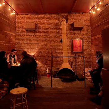 Dynaco - Back yard seating area. - Bars Near Me - Brooklyn, New York