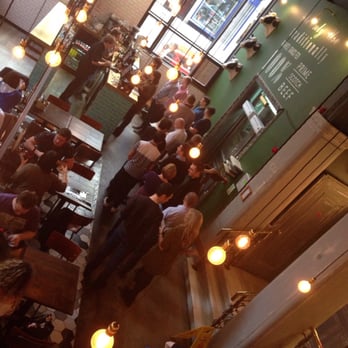 Handmade Burger Co - The queue of diners waiting to order.... - Burgers Near Me - Glasgow, GLG