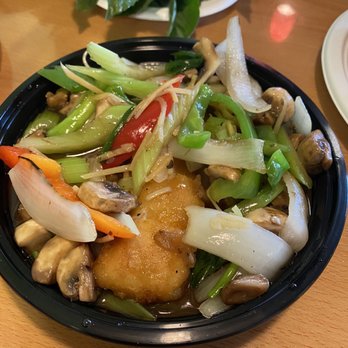 Chiang Rai Thai Cuisine - 83. Ginger Halibut Stir Fried - Thai Near Me - Troutdale, Oregon Chiang Rai Thai Cuisine - 83. Ginger Halibut Stir Fried - Thai Near Me - Troutdale, Oregon