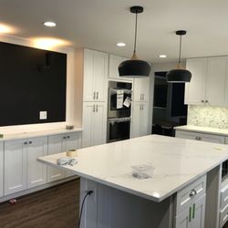 Granite Quartz Zone - Calacatta Venice quartz countertop from MSI