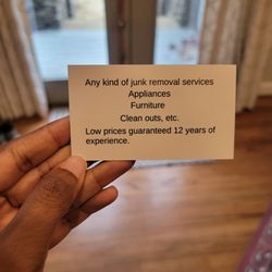 Best in Town Junk Removal - Business card back