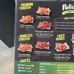 Pelicana Chicken - Menu
