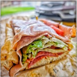 Gateway Subs - This fantastic sandwich is just one half of their giant Spicy Italian sub!!