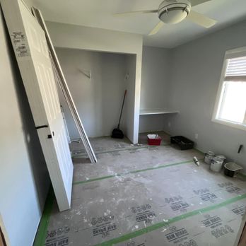 Outline Property Solutions - Custom closet and desk designed to my needs. - Property Management Near Me