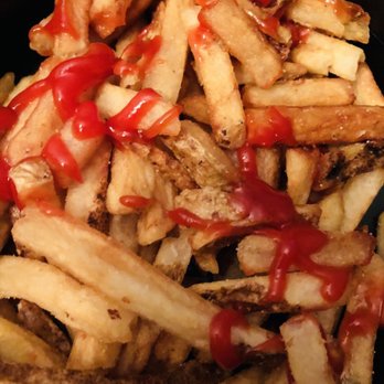 Five Guys - Fries with malt vinegar and ketchup. - Burgers Near Me - Greenville, South Carolina