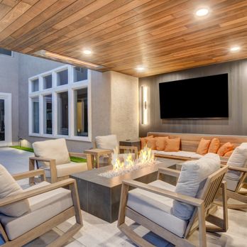 Custom Outdoor Living - This project literally has it all, what a place to watch a game and sit next to the fire - Fireplace Services Near Me - Las Vegas, Nevada Custom Outdoor Living - This project literally has it all, what a place to watch a game and sit next to the fire - Fireplace Services Near Me - Las Vegas, Nevada