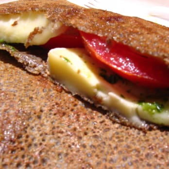 Brittany Crepes Catering - Savory: brie cheese, pesto, and tomato - Caterers Near Me Brittany Crepes Catering - Savory: brie cheese, pesto, and tomato - Caterers Near Me