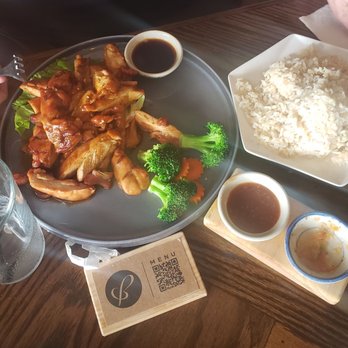 Bangkok Bistro - Teriyaki chicken lunch with brown rice - Thai Near Me - Fort Wayne, Indiana Bangkok Bistro - Teriyaki chicken lunch with brown rice - Thai Near Me - Fort Wayne, Indiana