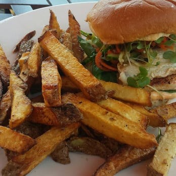 Highlands Ranch Restaurant - Hawaiian Mahi Mahi $16. The sandwich is a winner but the fries werent that great. - Bars Near Me - Mill Creek, California