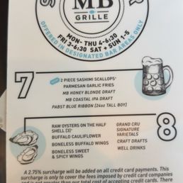 Happy Hour Menu